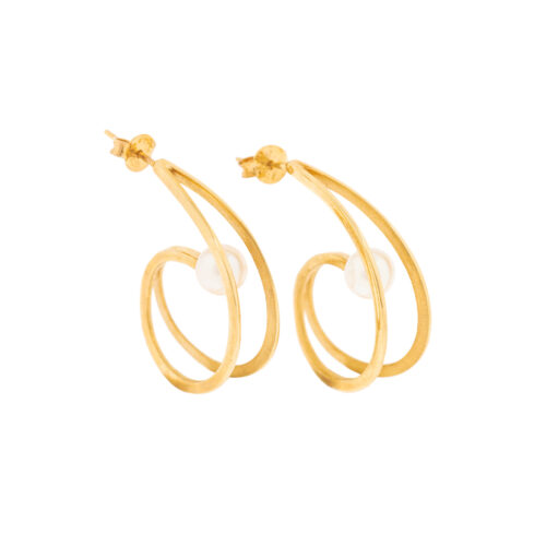 SK22 . C14 GOLD RINGS . PEARLS