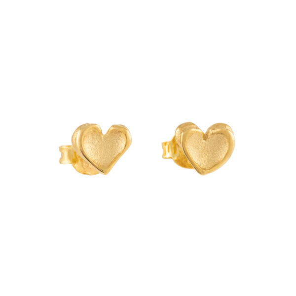 SK51 . C14 GOLD HANDMADE MAT HEARTS