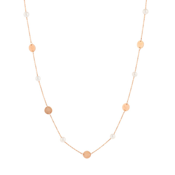 L04 . C14 PINK GOLD . PEARLS