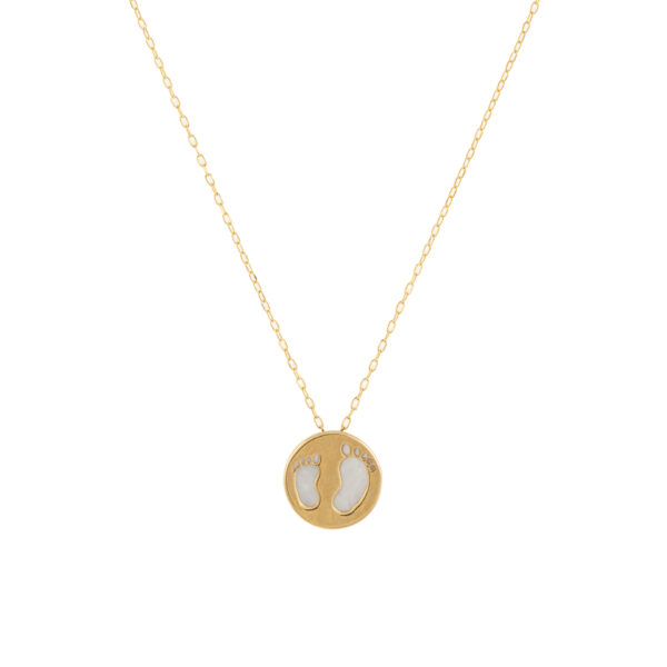 M31 . C14 GOLD ROUND WITH TOES . IVORY