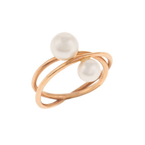 D39 . C14 PINK GOLD . PEARLS