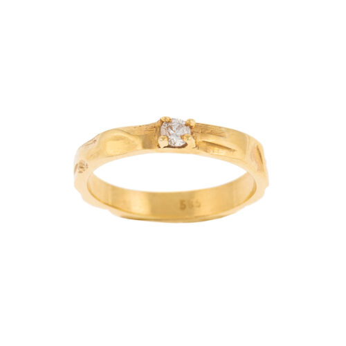 D21 . C14 GOLD . WHITE ZIRCON