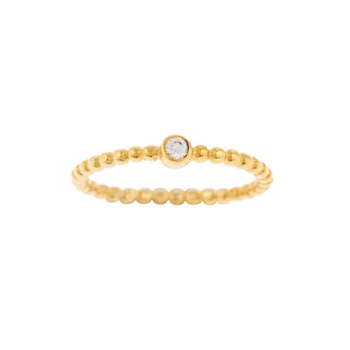 D25 . C14 GOLD . WHITE ZIRCON